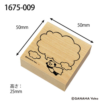 Kodomo no kao | Ganaha Yoko Panda Bubble seal