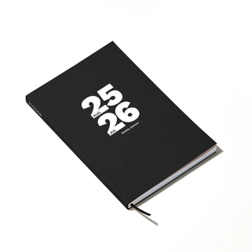 Octagon | Agenda Weekly Planner A5 Black 2025-2026 (Semanal)