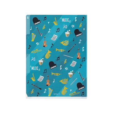 Midori | A5 3 Compartment Portfolio Musical Instruments