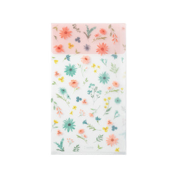 Midori | Portafolios de 3 Compartimentos A5 Slim Flowers