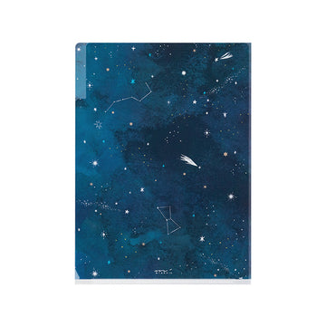 Midori | 3 compartments portfolios A5 Starry Sky