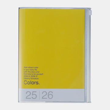 Mark's | A5 COLOR AGENDA Yellow 2025-2026 (Weekly)