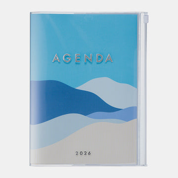 Mark's | A5 Mountain Blue 2025-2026 Agenda (weekly)