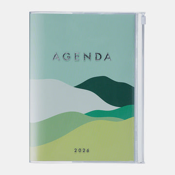 Mark's | A5 Mountain Green Agenda 2025-2026 (Weekly)