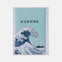 MARK'S | Agenda B6 Kanagawa Wave Mint 2026-2027 (Semanal)