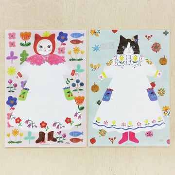 Cozyca | Aiko Fukawa Cat and Onepiece Letterhead