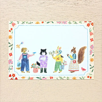Cozyca | Aiko Fukawa Little Fluffy Friends D Postcard