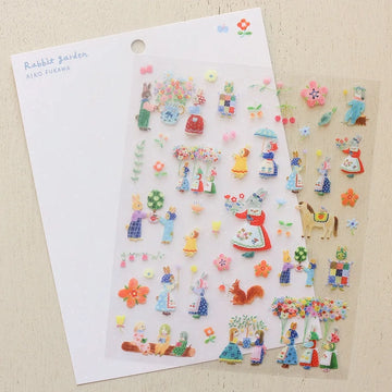 Cozyca | Aiko Fukawa Rabbit Garden Stickers