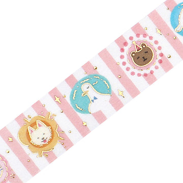 Bgm | Foil Animal Town Washi Tape