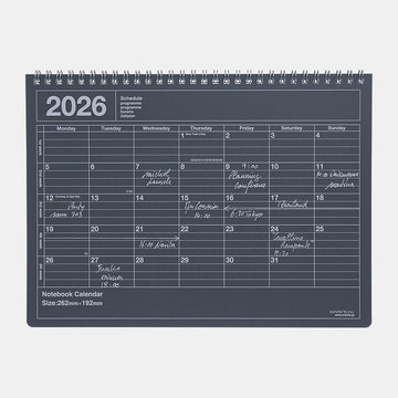 Mark's | Cuaderno Calendario 2026 M Black