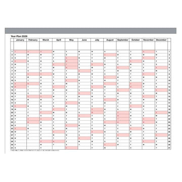 Mark's | 2026 mini city light calendar notebook