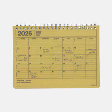 Mark's | Cuaderno Calendario 2026 S Yellow