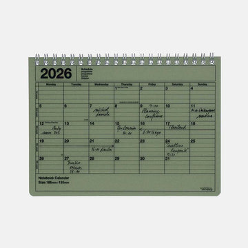 Mark's | Calendar Notebook 2026 S Khaki