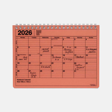 Mark's | Cuaderno Calendario 2026 S Orange