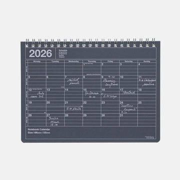 Mark's | 2026 S Black calendar notebook