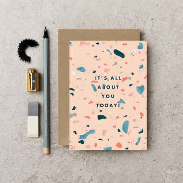 Katie Leamon | Tarjeta de Felicitación CUB Terrazzo All About You