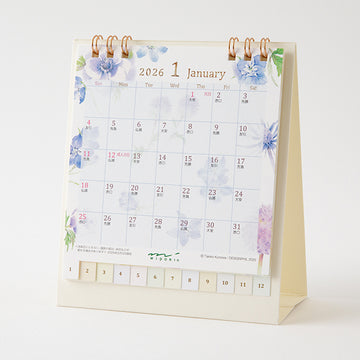 Midori | Calendario de Sobremesa 2026 S Country Time Flower