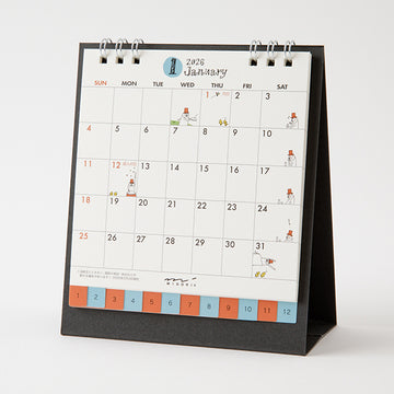 Midori | Calendario de Sobremesa 2026 S Ojisan