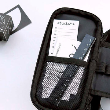 Iconic | Estuche Doodle Black