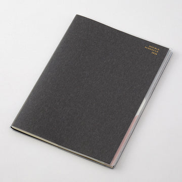 Midori | Agenda Double Schedule B6 Black 2026