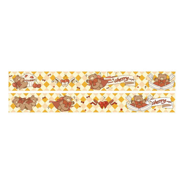Mo Card | Fairytale Courtyard Cherry Bear Washi Tape
