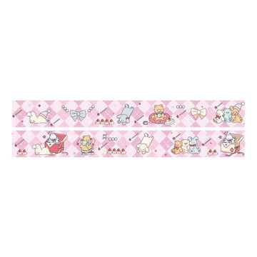 Mo Card | Fairytale Courtyard Rabbit Girl Washi Tape