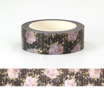 MZW | Foil Flower and Tassels Washi Tape