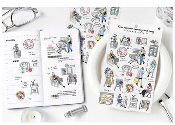 Infeel.me | Four Seasons Seenery and Song Day Dream Stickers