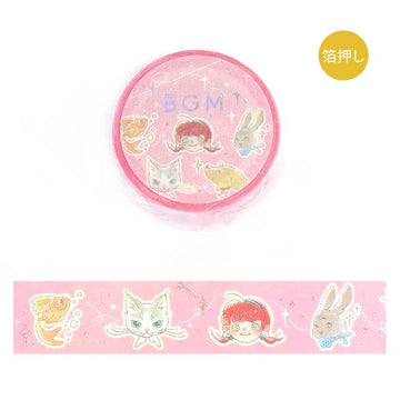 BGM | Foil Mysterious Journey Friends Washi Tape