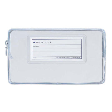 Kokuyo | CASE POUCH GOOD TOOLS CLEAR WHITE case
