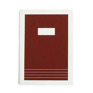 Hanaduri | Hanji Book Cabinet A5 Brown Notebook (stripes)