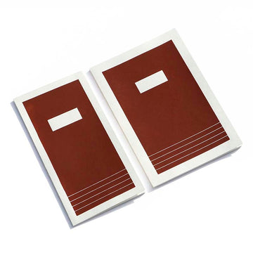 Hanaduri | Hanji Book Cabinet A5 Brown Notebook (stripes)
