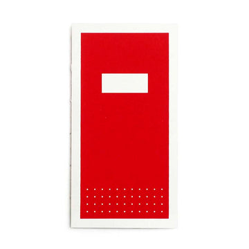 Hanaduri | Hanji Book Travel Red notebook (points)