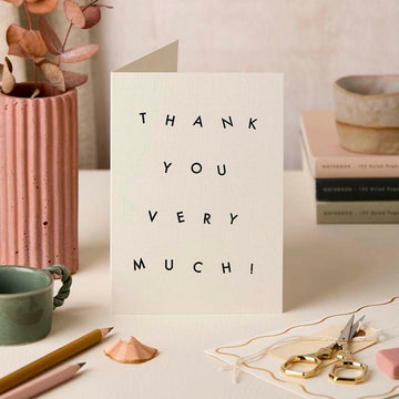 Katie Leamon | Tarjeta de Felicitación Thank You Very Much