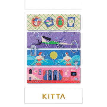 King Jim | Washi Tape Precortado KITTA Collage Planet
