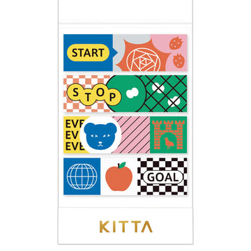 King Jim | Washi Tape Plegado KITTA Jabara Board Game