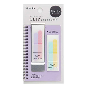 Kanmid | Metallic clip with coconut marks musen RS purple