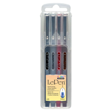 Marvy Uchida | Set de Bolígrafos Le Pen Dark (4pc)
