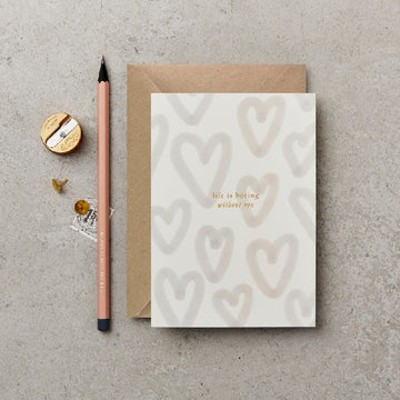 Katie Leamon | Tarjeta de Felicitación Life is Boring