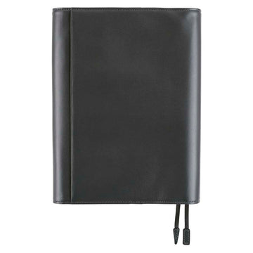 Hobonichi | Hobonichi Cousin A5 Leather Agenda: Charcoal Gray 2025