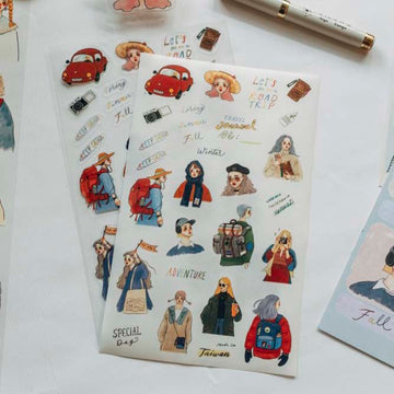 La Dolce Vita | Pegatinas Let Us Go On A Road Trip (2pc)