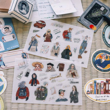 La Dolce Vita | Transferable stickers let's go on a road trip (2pc)