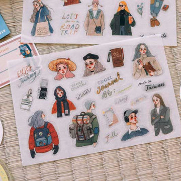 La Dolce Vita | Transferable stickers let's go on a road trip (2pc)
