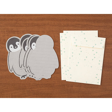 Midori | Set de Cartas Die-Cut Penguin