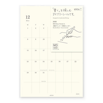 Midori | Pegatinas MD Midori Calendario L 2026