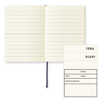 Midori | MD Midori Notebook A7 Striped Notebook