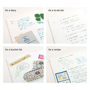 Kokuyo | JIBUN TECHO IDEA Notebooks (2 pack) B6 Slim