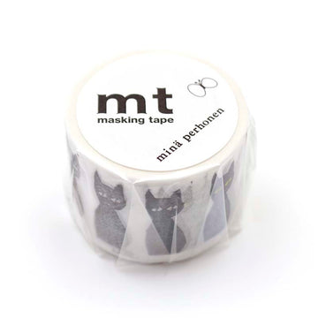 MT Masking Tape | Mina Perhonen Kuro-Neko Washi Tape