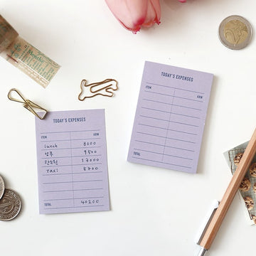 Paperian | Notas Adhesivas Make A Memo Today's Expenses