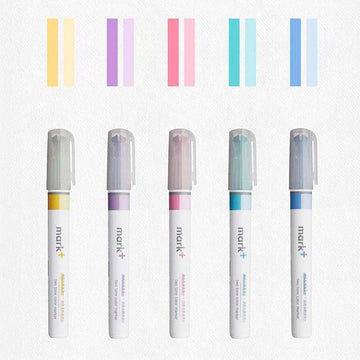 Kokuyo | Dual Punta Mark+ 2 Tone Seta Set